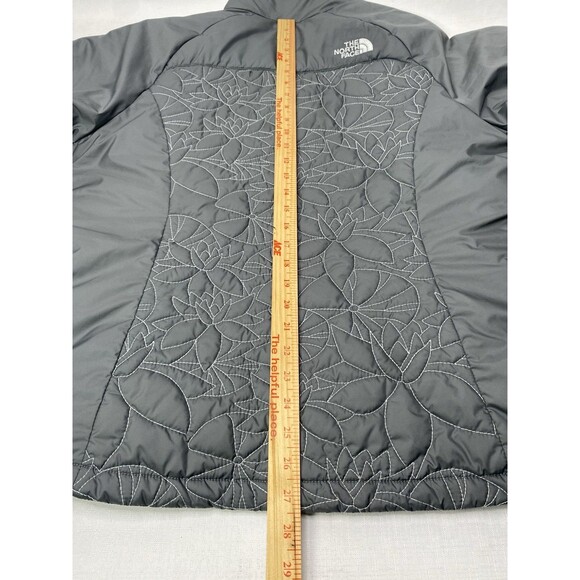 THE NORTH FACE Catawissa Lotus Flower Quilted Insulated Jacket Women XL Gray - Picture 12 of 13